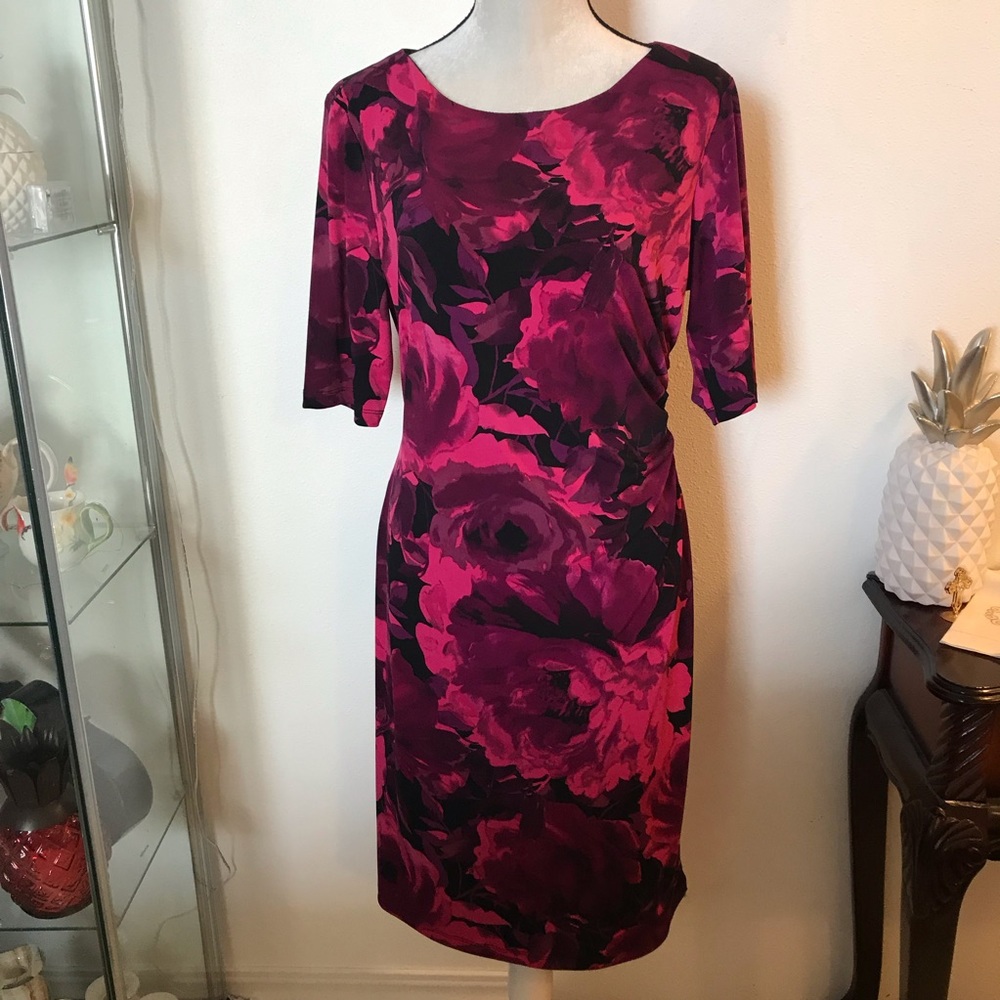 Connected Apparel floral dress